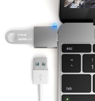 Кабель-переходник (адаптер) Satechi USB Adapter USB-C to USB-A Grey