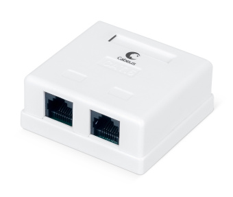 Розетка 2 port RJ-45 UTP 8P8C кат.6