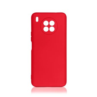 Чехол для смартфона Honor 50 Lite - DF hwOriginal-24 силиконовый с микрофиброй красный