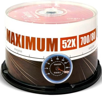 Диск CD-R 700 Mb Mirex 52x Cake Box  Maximum (50шт.)