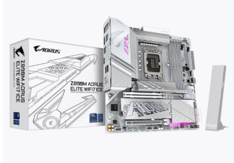 Материнская плата Socket-1851 Gigabyte Z890M AORUS ELITE WIFI7 ICE (Z890) 4*DDR5 DP USB-C mATX