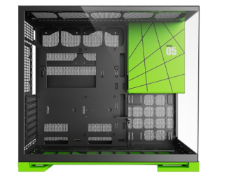 Корпус Geometric Future Model 5 NV Style Limited Edition ATX чёрный/зеленый
