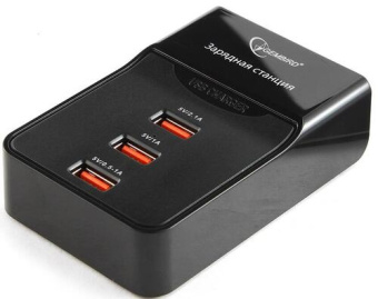 Беспроводное зарядное устройство Cablexpert MP3A-PC-32, QI 10Wt, 7,5Wt, 5Wt, черный