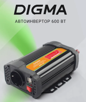 Преобразователь напряжения 600W" AI600-12W (автомобильный, 11-15В, Порт USB) металлический корпус