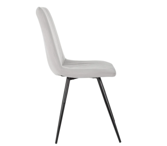 Кресло Бюрократ CH-K6_4 комплект 4шт св.серый Holland 09 металл черный на ножках