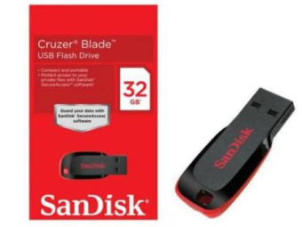 Флешка .32Gb SanDisk Cruzer Blade USB