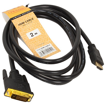 Кабель соединительный HDMI (m) < - > DVI (m),  2.0м TV-COM