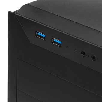 Корпус INWIN Powerman BA833 (Miditower, 2*USB3.0, 600W, mATX, чёрный)