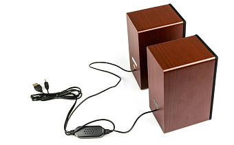 Акустическая система Dialog Stride AST-20UP CHERRY (2х3W, питание от USB) вишня