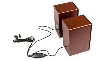 Акустическая система Dialog Stride AST-20UP CHERRY (2х3W, питание от USB) вишня