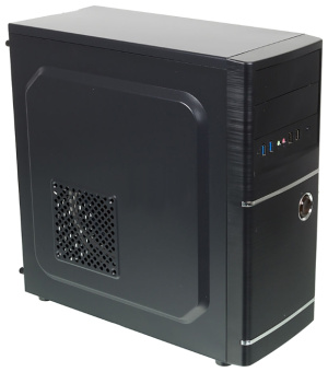 Системный блок 1SM Intel i3 12100(3.3)/H610/16G/500 SSD/Intel HD/no OS/черный