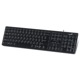 Клавиатура проводная Genius SlimStar 126 черный
