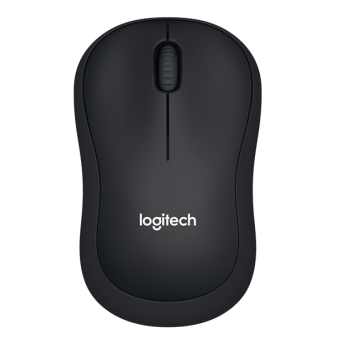 Мышь беспроводная Logitech B220 Wireless Silent черный