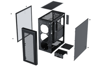 Корпус XASTRA A300 4ARGB ATX Black