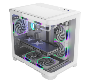 Корпус 1STPLAYER UVIEW UV5 mATX белый