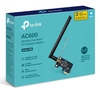 Сетевая карта PCI-E TP-Link Archer T2E AC600 (802.11ac, до 600Mbps, 5GHz)