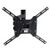 Крепление для телевизора Kromax DIX-24 (15"-55" макс.35кг настенный поворотно-выдвижной и наклон) Black