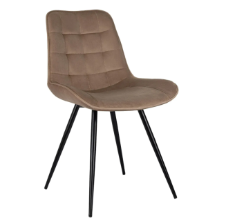 Кресло Бюрократ CH-K2_4 комплект 4шт св.коричневый Holland 65 металл черный на ножках