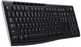 Клавиатура беспроводная Logitech K270 Wireless Keyboard черный