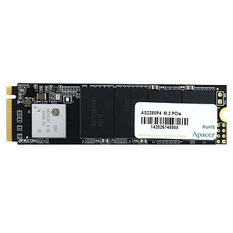 Накопитель SSD M.2 256Gb Apacer AS2280P4 (PCI-E 3.0 x4, 1800/1100 Мбайт/сек)