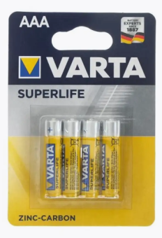 Элемент питания AAA, 1.5V,  4шт, Varta Energy LR03 BL4