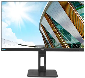 Монитор 27" AOC Q27P2Q (IPS 2560x1440 4ms 75Hz HDMI VGA DP USB Speakers) черный