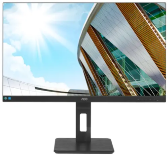 Монитор 27" AOC Q27P2Q (IPS 2560x1440 4ms 75Hz HDMI VGA DP USB Speakers) черный