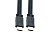 Кабель соединительный HDMI (m) < - > HDMI (m)  1.0м, ver 1.4, Cablexpert, плоский кабель, черный