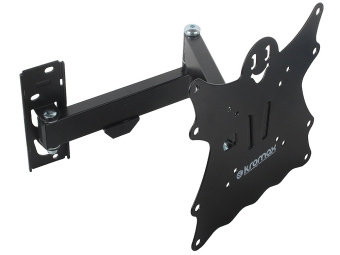 Крепление для телевизора Kromax Casper-204 (20"-43" макс.30кг настенный поворот и наклон) Black