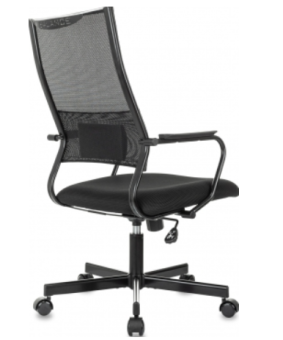 Кресло Бюрократ CH Balance черный Elastic-102 TW-11 сетка/ткань крестов. металл черный