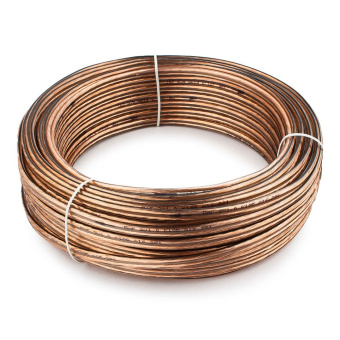 Кабель акустический Cablexpert CC-TC 2x1.0, прозрачный,  30 м, бухта