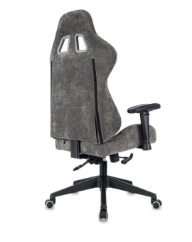 Кресло Zombie ZOMBIE 51 GR (ткань, 2D подлокотники, механизм топ-ган люкс,   до 150 кг) Серый