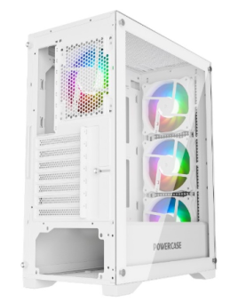 Корпус Powercase Ultimate ARGB ATX White