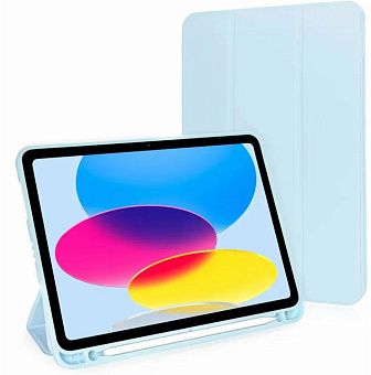 Чехол для планшета Apple iPad 11" 2025 - Gurdini Milano Series, голубой