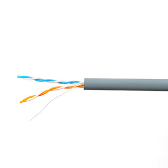 Кабель витая пара внутренний 2 пары UTP кат.5e (100м) медный SkyNet Standart (Fluke Test)