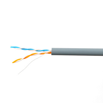 Кабель витая пара внутренний 2 пары UTP кат.5e (100м) медный SkyNet Standart (Fluke Test)