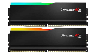 Модуль памяти DDR5 32Gb 5200MHz G.SKILL RIPJAWS M5 RGB Black (Kit of 2)
