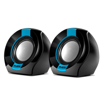 Акустическая система SVEN 150 (2x2.5W, USB) Black-Blue