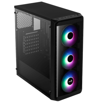 Корпус Aerocool SI-5200 Frost (Mid Tower, 2*USB2.0, 1*USB3.0, ATX, без БП) чёрный