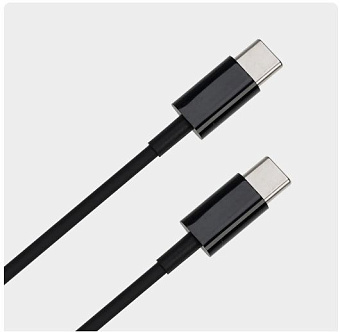 Кабель USB-C < - > USB-C, 1.0м, Гарнизон 60W черный