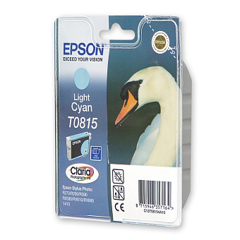 Картридж струйный EPSON T0815/T1115 для Epson 1410,R270/290/295/390,RX590/610/615/690, светло-голубой