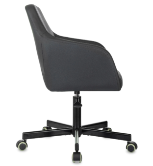 Кресло Бюрократ CH-380M черный экокожа крестов. металл