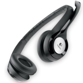 Наушники проводные Logitech H390 Headset USB 2.4м Black