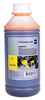 Чернила CACTUS CS-EPT6644-1000, для Epson, 1000мл, желтый