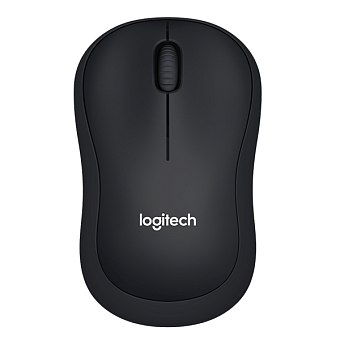 Мышь беспроводная Logitech B220 Wireless Silent черный