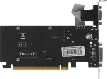 Видеокарта .1Gb AFOX AF210-1024D2LG2 (GF210) GDDR2 DVI HDMI VGA