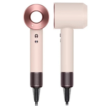 Фен Dyson Supersonic HD15 Ceramic Pink/Rose Gold (розовый/золотой, с кейсом)