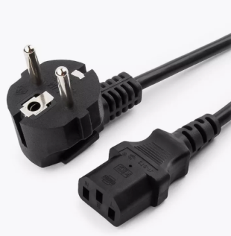 Кабель питания 220V  1.8м, Schuko- C13, 16А, Cablexpert черный