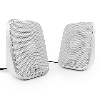 Акустическая система Gembird SPK-100 (2x3W, питание от USB) белый