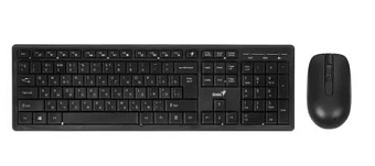 Комплект беспроводной (клавиатура+мышь) Genius Smart KM-8230 Wireless черный